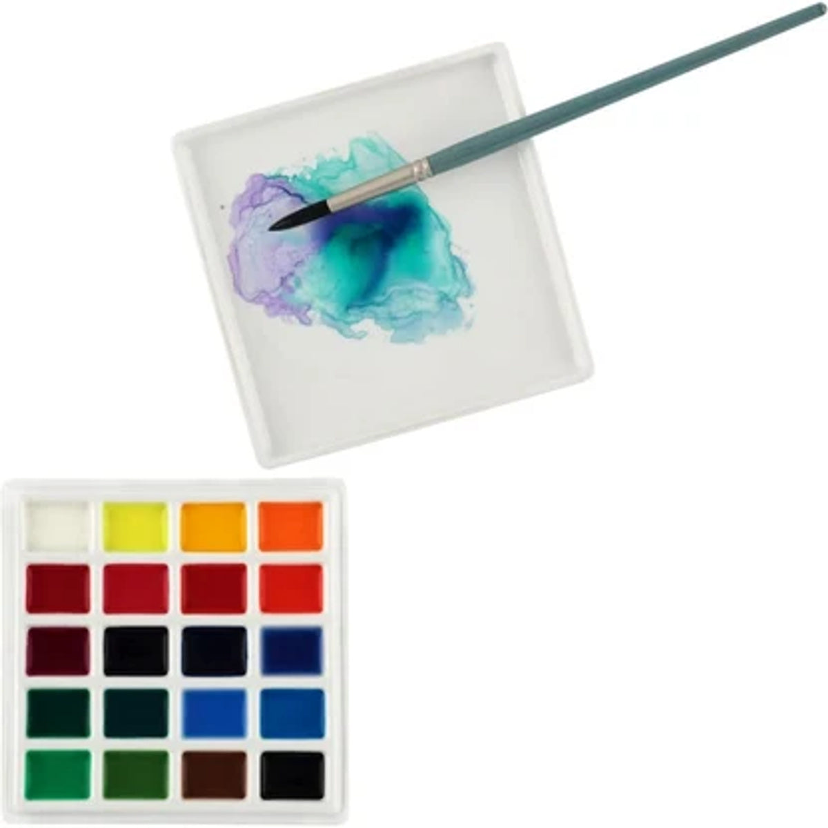 Godê de Cerâmica 20 Cavidades para Mistura de Tintas A260 - Sinoart