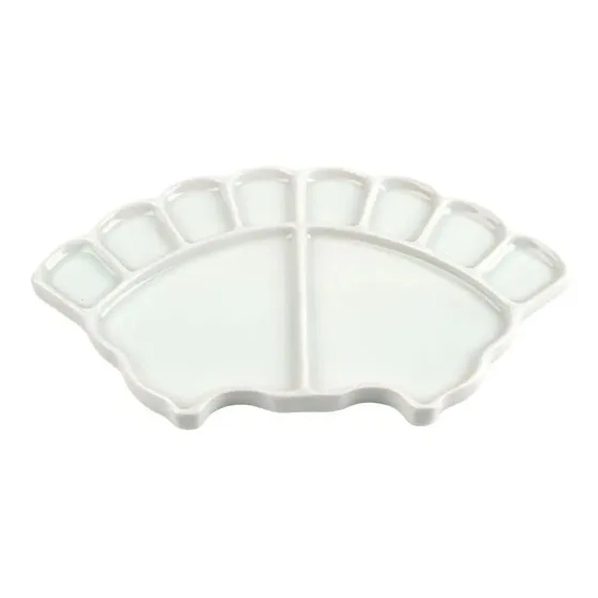 Godê de Porcelana 10 Cavidades 20x34cm para Aquarela e Guache Sfa113 - Sinoart