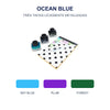 Kit para Escrita Criativa Ocean Blue com 7 Peças Sfs061-b - Sinoart