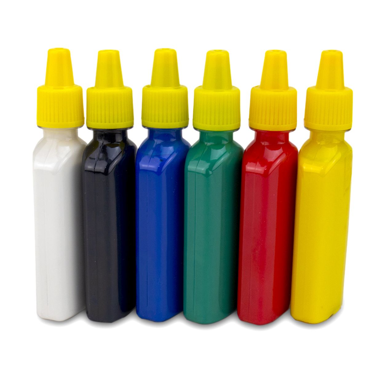 Tinta Plástica Acrilex com 6 Cores 23g Cada - 03206