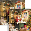 Guardanapo para Decoupage Ambiente 33x33cm com 2 Unidades - Cartas para o Papai Noel