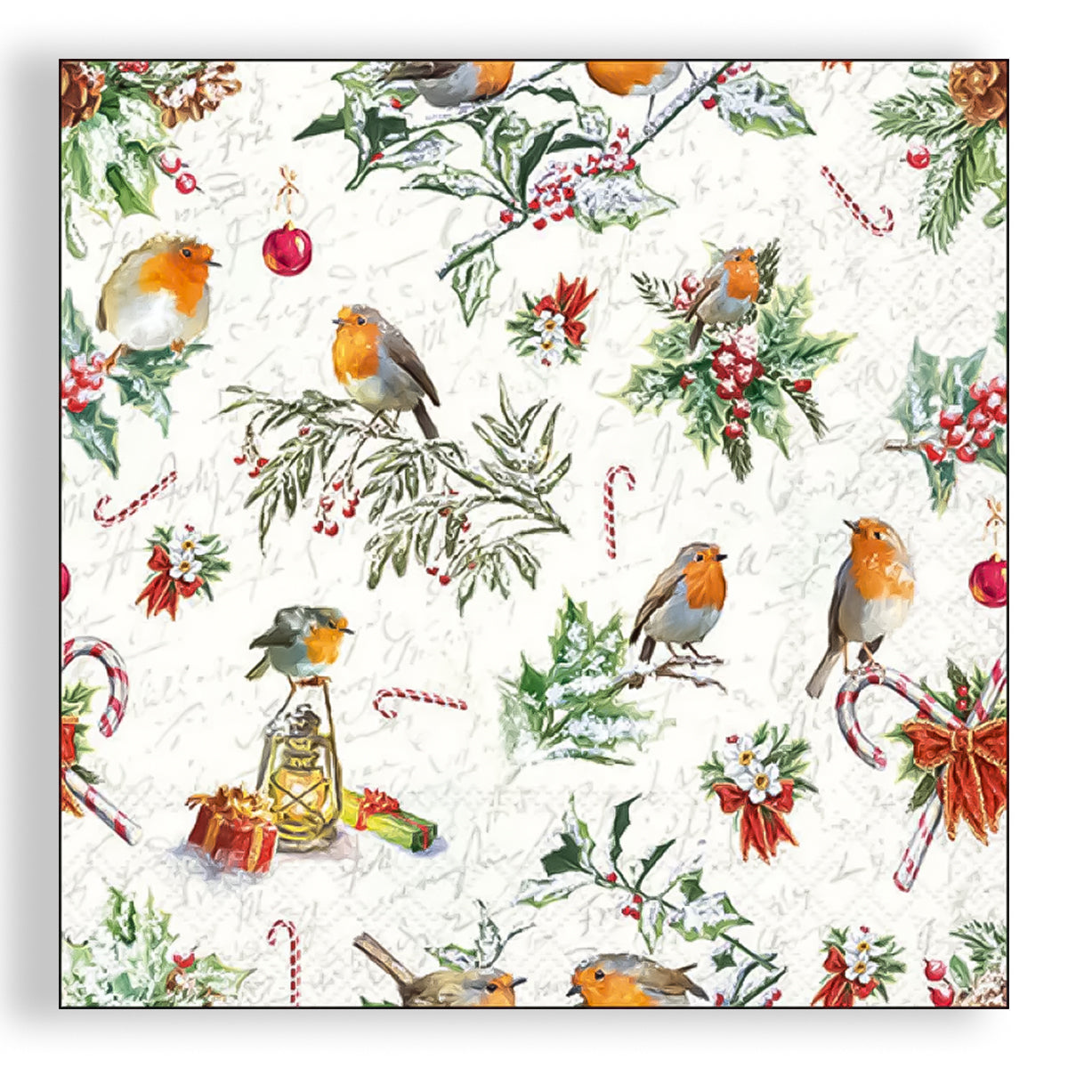Guardanapo para Decoupage Ambiente 33x33cm com 2 Unidades - Enfeites de Natal