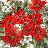 Guardanapo para Decoupage Ambiente 33x33cm com 2 Unidades - Flor de Natal