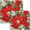 Guardanapo para Decoupage Ambiente 33x33cm com 2 Unidades - Flor de Natal