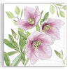 Guardanapo para Decoupage Ambiente 33x33cm com 2 Unidades - Flor Heleboro