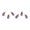 Stencil Feirinha Legumes Berinjelas 10x30cm para Pintura Decorativa e Artesanato 3803 - Opa