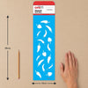 Stencil Feirinha Tempero Pimentas 10x30cm para Pintura Decorativa e Artesanato 3804 - Opa