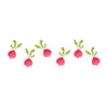Stencil Feirinha Legumes Rabanetes 10x30cm para Pintura Decorativa e Artesanato 3806 - Opa