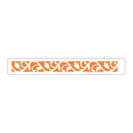 Stencil Arabesco Tulipas 4x30cm para Pintura Decorativa e Artesanato 3815 - Opa