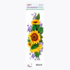 Transfer Têxtil Flores Girassóis 10x30cm para Personalização de Tecidos 3824 - Opa