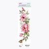 Transfer Têxtil Flores Rosas 10x30cm para Personalização de Tecidos 3825 - Opa