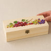 Transfer Têxtil Frutas Uvas 10x30cm para Personalização de Tecidos 3829 - Opa