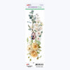 Transfer Têxtil Flores e Pássaros 7x20cm para Personalização de Tecidos 3831 - Opa