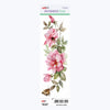 Transfer Têxtil Flores Rosas 7x20cm para Personalização de Tecidos 3833 - Opa