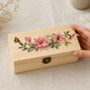 Transfer Têxtil Flores Rosas 7x20cm para Personalização de Tecidos 3833 - Opa