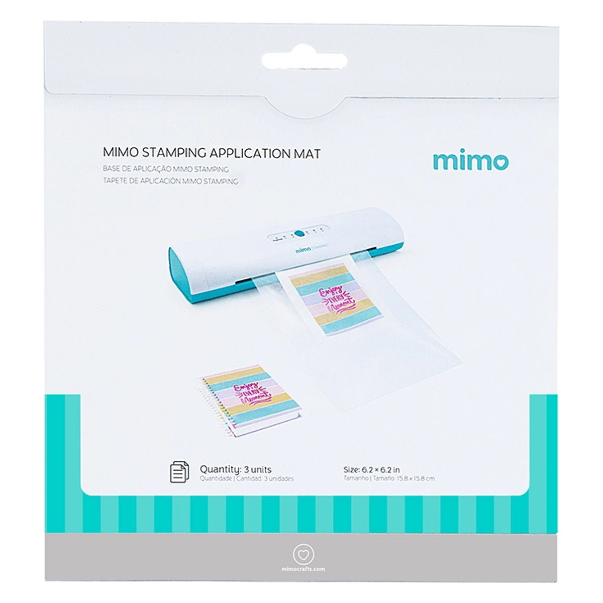 Base de Aplicação Mimo Stamping Mini com 3 Unidades para Hot Stamping 05832 - Mimo Crafts