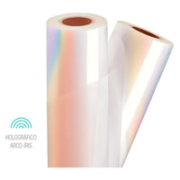 HOLOGRÁFICO ARCO-ÍRIS - 31CM X