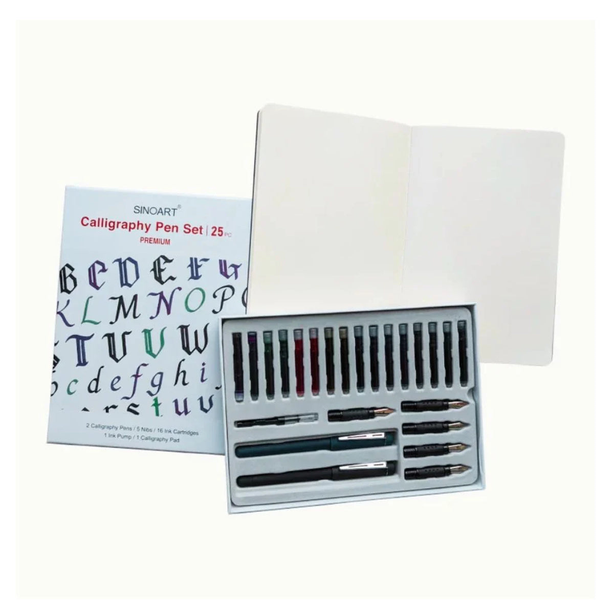 Kit de Caligrafia com 25 Peças Sfs069 - Sinoart