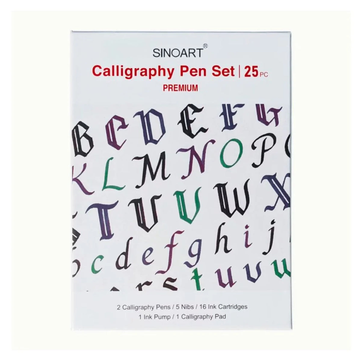 Kit de Caligrafia com 25 Peças Sfs069 - Sinoart