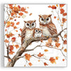 Guardanapo para Decoupage Ambiente 33x33cm com 20 Unidades - Familia de Corujas