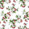Guardanapo para Decoupage Ambiente 33x33cm com 20 Unidades - Natal Ramos com Bagas Vermelhas