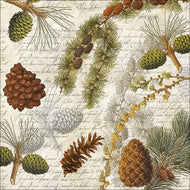 Guardanapo para Decoupage Ambiente 33x33cm com 2 Unidades - Natal Vida na Floresta