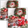 Guardanapo para Decoupage Ambiente 33x33cm com 2 Unidades - Natal Colheita na Cesta