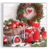 Guardanapo para Decoupage Ambiente 33x33cm com 20 Unidades - Natal Colheita na Cesta