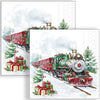 Guardanapo para Decoupage Ambiente 33x33cm com 20 Unidades - Trem de Natal