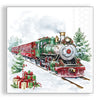 Guardanapo para Decoupage Ambiente 33x33cm com 20 Unidades - Trem de Natal