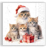 Guardanapo para Decoupage Ambiente 33x33cm com 20 Unidades - Gatinhos de Natal