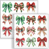 Guardanapo para Decoupage Ambiente 33x33cm com 20 Unidades - Natal Fitas Festivas Brancas