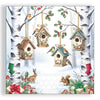 Guardanapo para Decoupage Ambiente 33x33cm com 20 Unidades - Natal Floresta Encantada