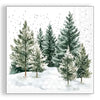 Guardanapo para Decoupage Ambiente 33x33cm com 20 Unidades - Natal Pinheiros Sussurrantes