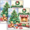 Guardanapo para Decoupage Ambiente 33x33cm com 20 Unidades - Natal Junto a Lareira