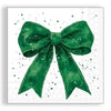 Guardanapo para Decoupage Ambiente 33x33cm com 20 Unidades - Natal Laço Elegante Verde/branco