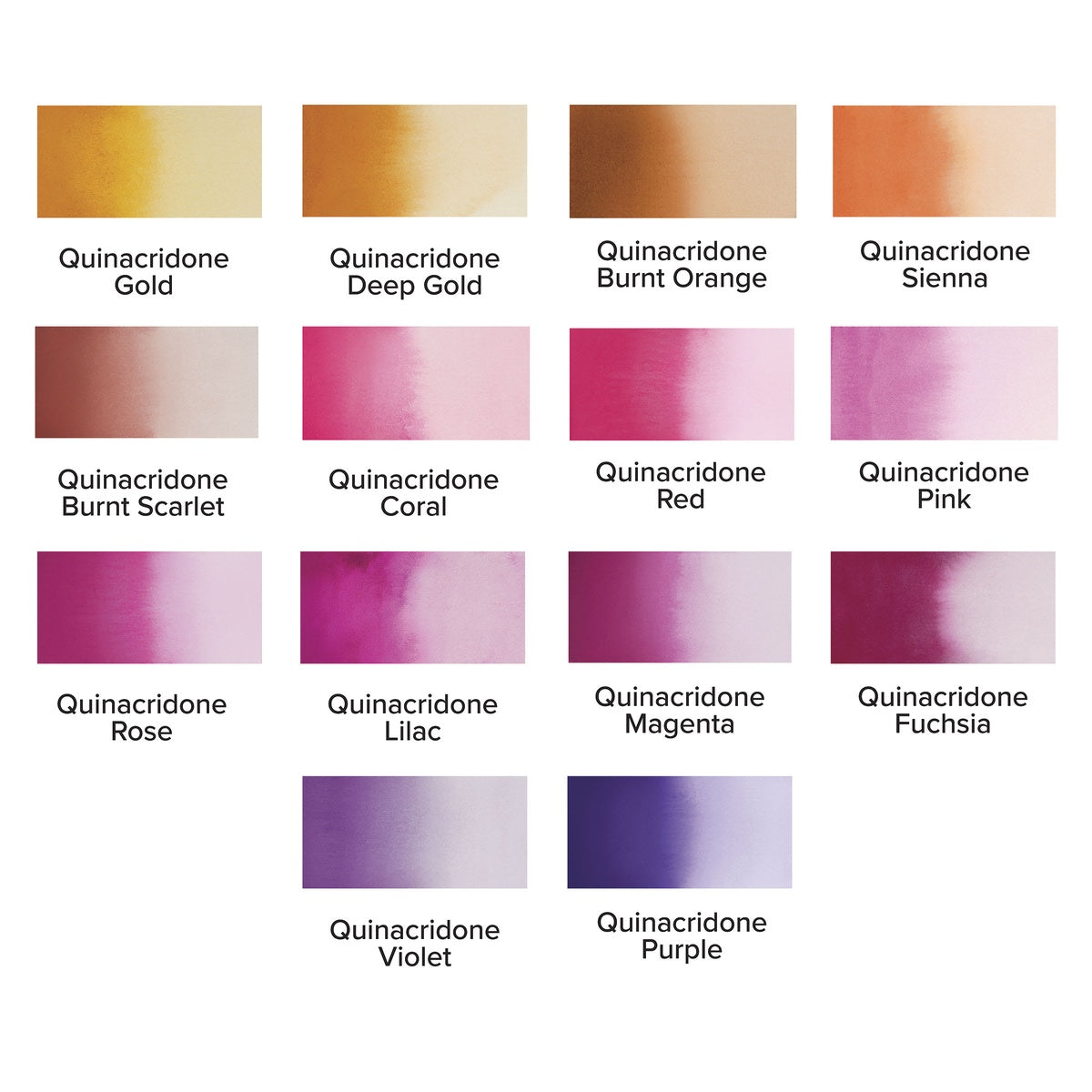 Estojo de Aquarela Extra Fine Quinacridones 15ml com 14 Tubos - Daniel Smith