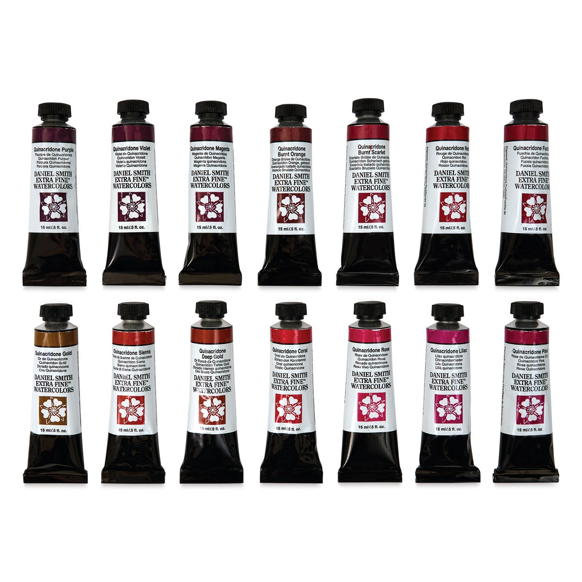 Estojo de Aquarela Extra Fine Quinacridones 15ml com 14 Tubos - Daniel Smith