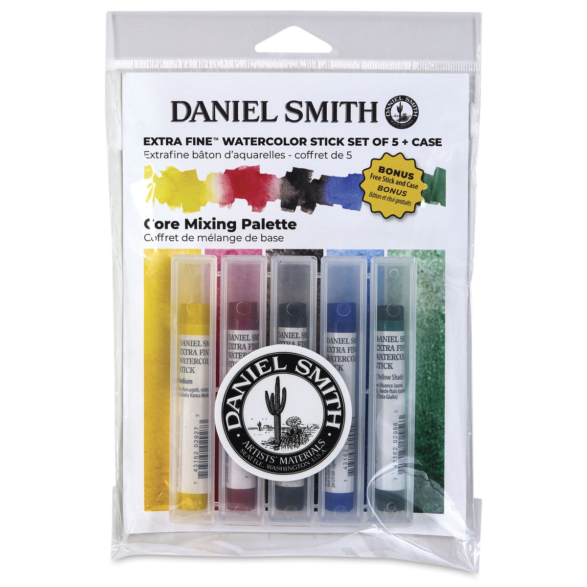 Estojo de Aquarela em Bastão Core Mixing Palette com 5 Cores - Daniel Smith