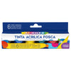 Tinta Acrilica Acrilex Fosca com 6 Cores 15ml  - 03506
