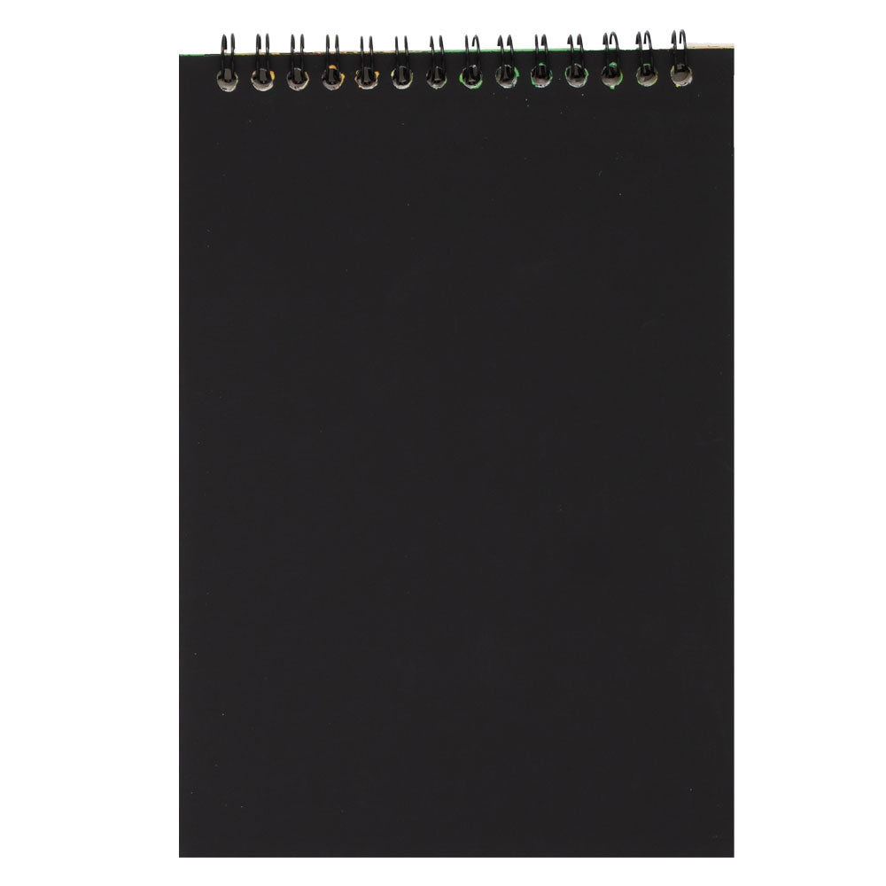 Bloco de Desenho Magico Yins Paper Mundo das Fantasia com 10 Folhas Preto - Sortidos