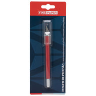 Estilete de Precisão para Artesanato e Papelaria - Vermelho - Yin's Paper