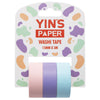 Fita Adesiva Decorativa Yins Paper 15mmx3m com 03 Unid - Candy Color
