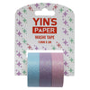 Fita Adesiva Decorativa Yins Paper 15mmx3m com 03 Unid - Glitter Candy Color