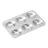 Gode Retangular de Aluminio Yins Paper com 06 Cavidades