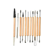 Kit de Estecas Ponta Dupla para Modelagem com 11 Peças - Yin's Paper