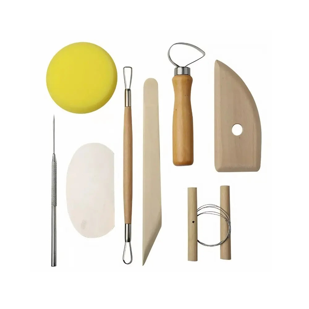 Kit de Ferramentas para Ceramica Yins Paper com 08 Pecas