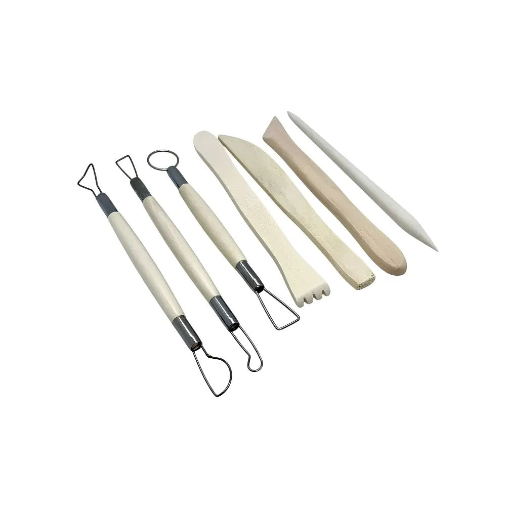 Kit de Ferramentas para Modelagem Yins Paper com 07 Pecas