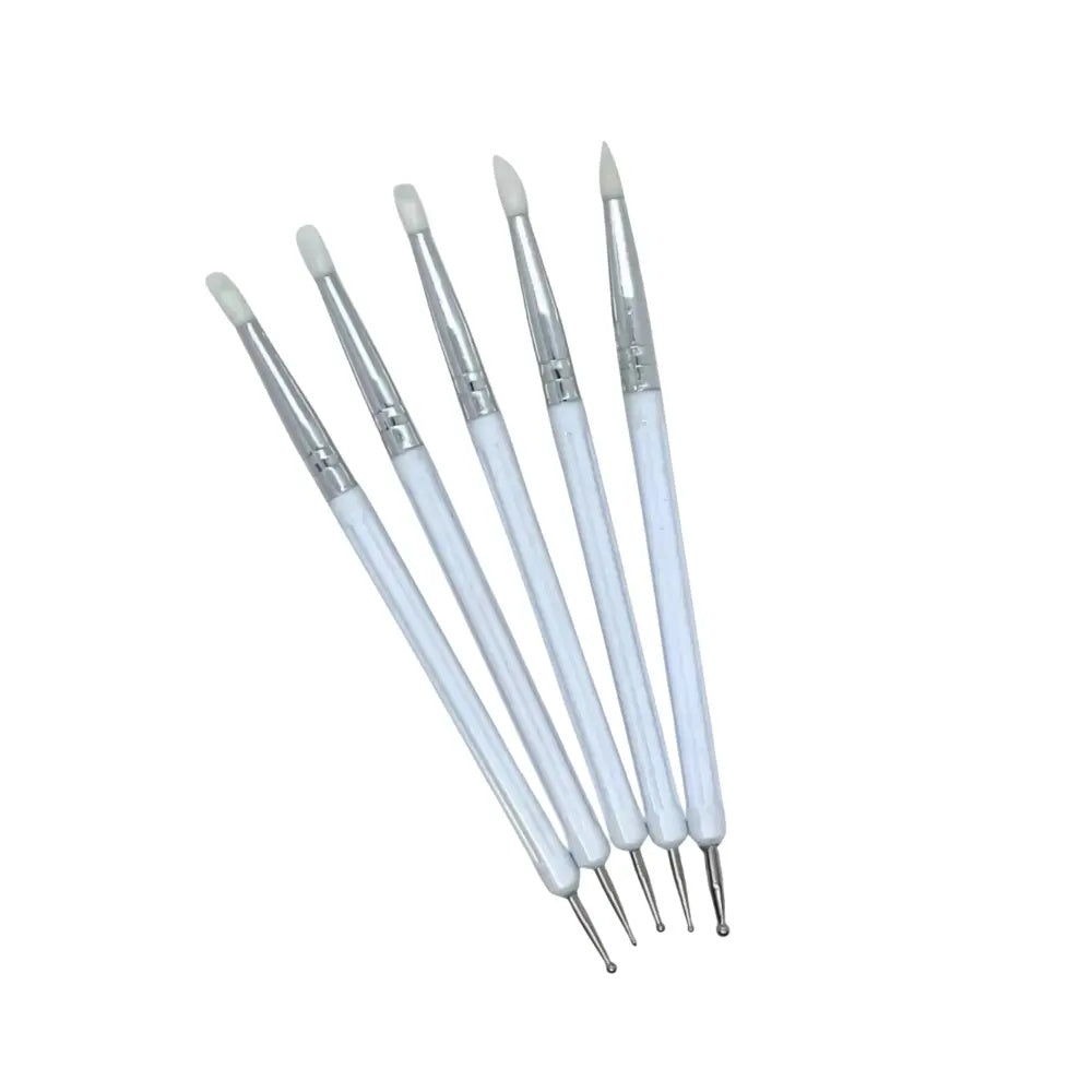 Kit para Modelagem Yins Paper Estecas de Silicone e Modeladores com 05 Pecas