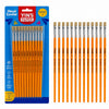 Kit de Pincel Escolar Yins Paper Chato Cerda Natural N.06 com 12 Unid - Laranja